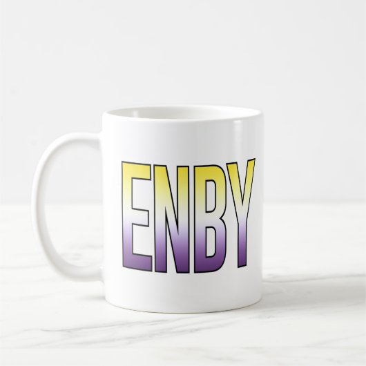 Mug ENBY - Non binaire (Gauche)