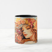 Mug Enchanted Bloom Art Nouveau Woman (Centre)
