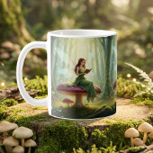 Mug Enchanted Day Fairy Reading a Book