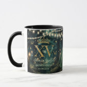 Mug Enchanted Forest Starry XV QUINCEAÑERA Quince 15 (Gauche)
