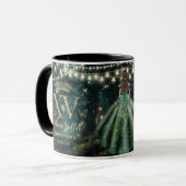 Mug Enchanted Forest Starry XV QUINCEAÑERA Quince 15 (Devant gauche)
