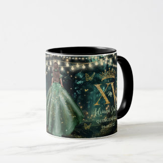 Mug Enchanted Forest Starry XV QUINCEAÑERA Quince 15
