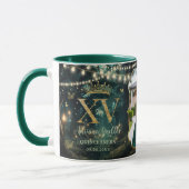 Mug Enchanted Forest XV QUINCEAÑERA Quince 15 Photo (Gauche)