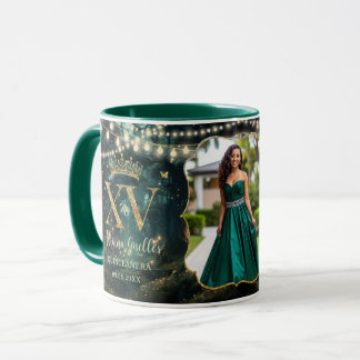 Mug Enchanted Forest XV QUINCEAÑERA Quince 15 Photo
