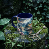 Mug Enchanted Garden Gazebo Twilight Reflection