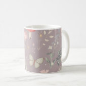 Mug Enchanted Garden Wildflower Butterfly Whimsical (Devant droit)
