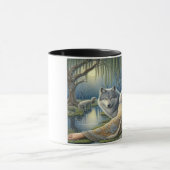 Mug Enchantement Lune dans la Forêt Mystique (Centre)