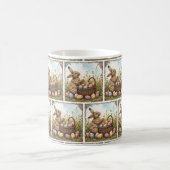 Mug Enchanter des bougs de Pâques : Défilé de lapin 🌈 (Centre)