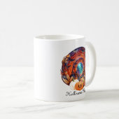 Mug Enchanter la spirale 3D dans la magie d'Halloween (Devant droit)