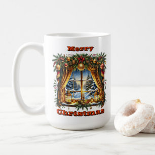 Mug Enchanter une vue d'hiver festive