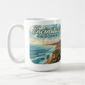Mug Encinitas California San Diego Beach Vintage (Gauche)