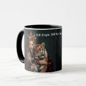 Mug Encore Célibataire, Pas Résignée – Cadeau drôl (Devant gauche)