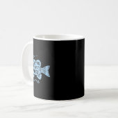 Mug Encore un lancer je promets Cadeau de pêcheur (Devant gauche)