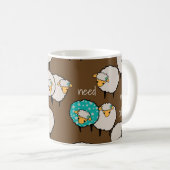 Mug Encore un peu soyeux besoin de café amusant troupe (Devant droit)