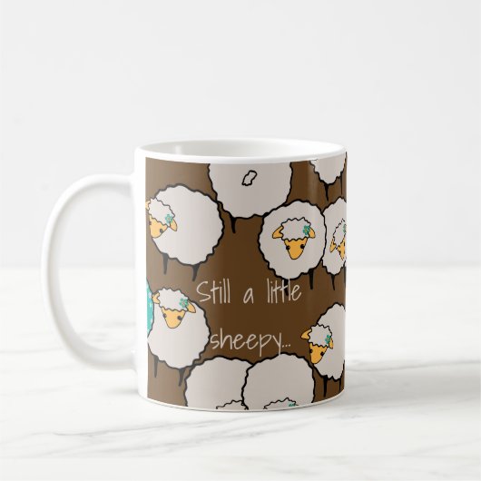 Mug Encore un peu soyeux besoin de café amusant troupe (Gauche)