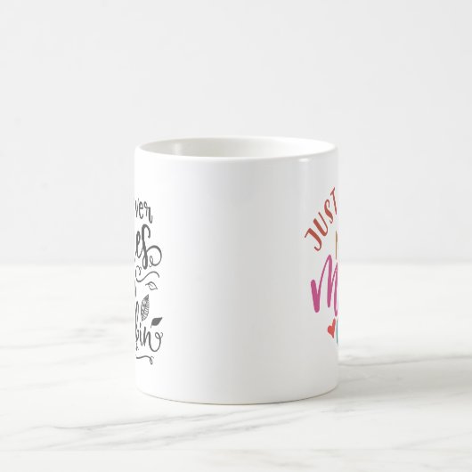 Mug Encore Une Fête De Mère Manique. Conception Sympa  (Centre)