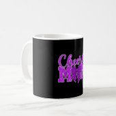 Mug Encourage maman pourpre meneuse de jeu journée de  (Devant gauche)