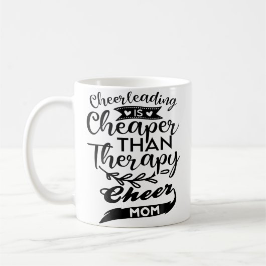 Mug Encourage Mère Maman Parents Cheerleading Maman (Gauche)