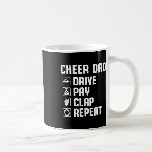 Mug Encourage Papa Conduire Payer Applaudir Répéter Ch (Droite)