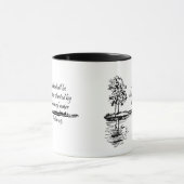 Mug Encourageant Écriture Biblique Psaume 1:3  (Centre)