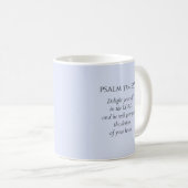 Mug Encouragement et application de la Bible Bleue Ver (Devant droit)