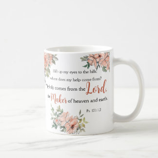 Mug Encouragement Verset Bible avec Aquarelle