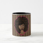 Mug Encourager les femmes | Point Polka | BROWN (Centre)