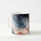 Mug Encre alcoolique bleu foncé (Devant gauche)