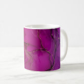 Mug Encre alcoolique violette (Devant droit)