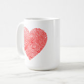 Mug encre cardiaque (Devant gauche)