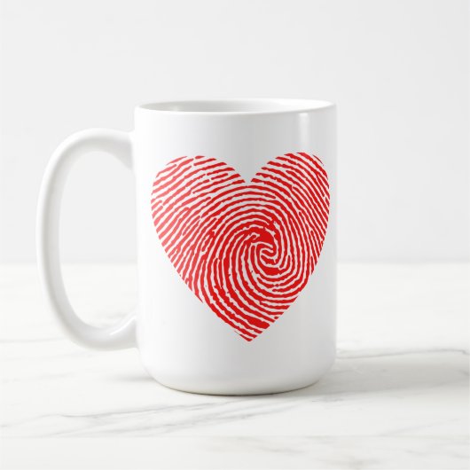 Mug encre cardiaque (Gauche)