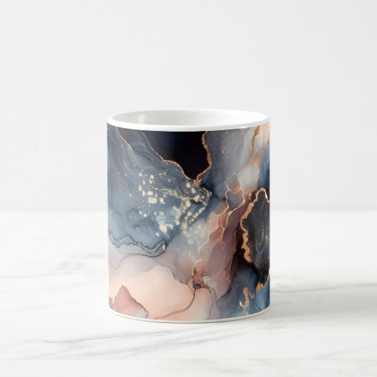 Mug encre d'alcool bleu foncé (Centre)