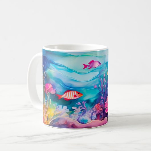 Mug Encre d'alcool Été (Devant gauche)