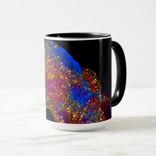 Mug Encre d'alcool glacée (Devant droit)