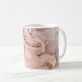 Mug Encre d'alcool liquide Abstraite de luxe (Devant droit)