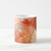 Mug encre d'alcool rouge et orange (Centre)
