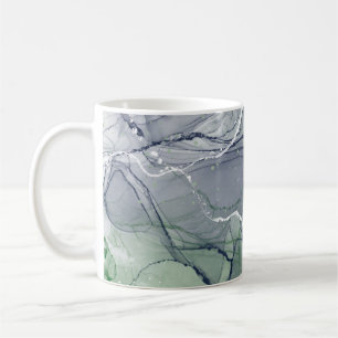 Mug Encre d'alcool verte
