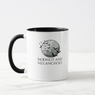 Mug Encre de Whimsigoth - Forêts mystiques, Lunes et M