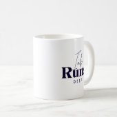 Mug Encre exécute un devis profond | Amateurs de livre (Devant droit)