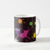 Mug Encre multicolore (Devant droit)