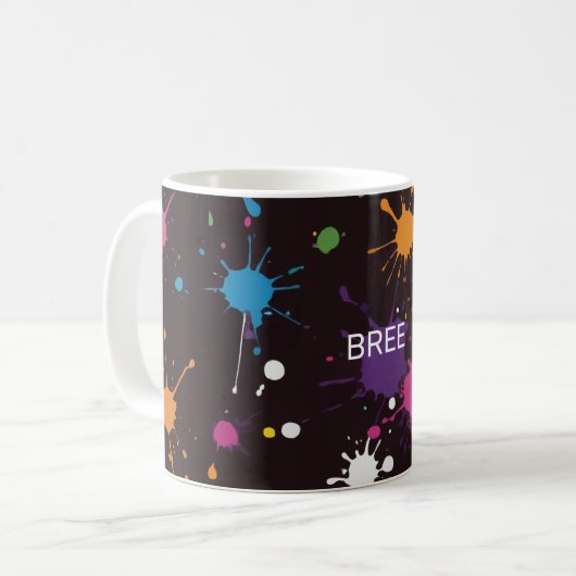 Mug Encre multicolore (Devant gauche)