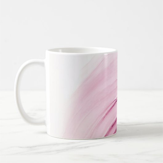 Mug Encre, peinture, abstraite. Fermeture du tableau. (Gauche)