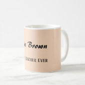 Mug End of year teacher appreciation gift minimalist (Devant droit)