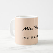 Mug End of year teacher appreciation gift minimalist (Devant gauche)