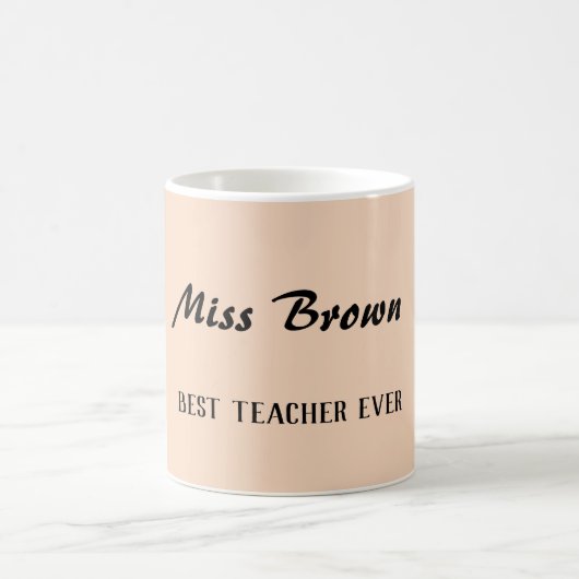 Mug End of year teacher appreciation gift minimalist (Centre)