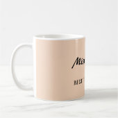 Mug End of year teacher appreciation gift minimalist (Gauche)