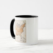 Mug Endettement public, statistique US Lithograph (Devant gauche)