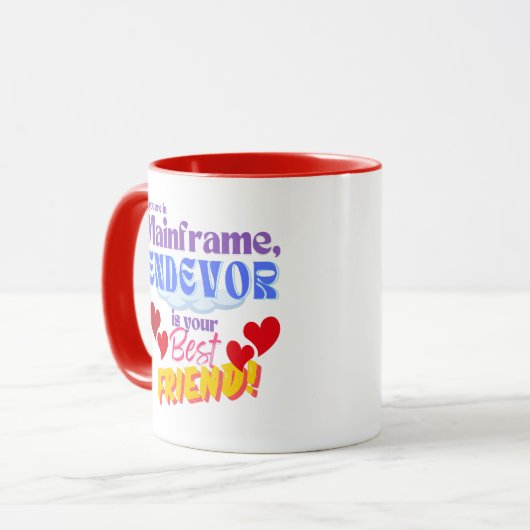 Mug Endevor dans la programmation mainframe (Devant gauche)