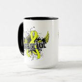 Mug Endométriose du guerrier 16 (Devant gauche)