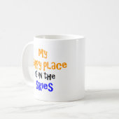 Mug endroit heureux dans le ciel (Devant gauche)